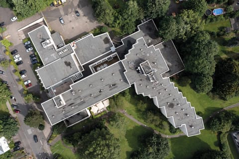 Property building, Bird's eye view, Garden view