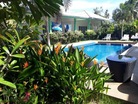 Property building, Pool view, Swimming pool