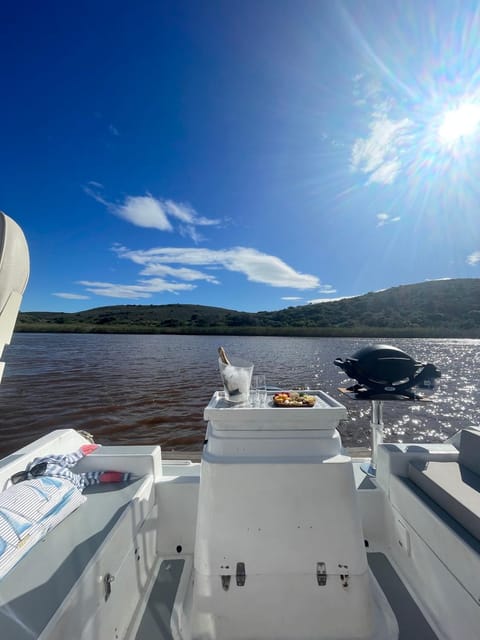 Houseboats - Living The Breede - Valid Skippers License compulsory Docked boat in Western Cape