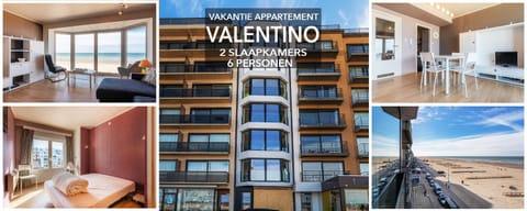 Valentino 0401 - 2 bedrooms 6p - stunning sea view - centrally located Apartment in Koksijde