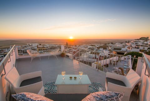 Balcony/Terrace, City view, Sunset