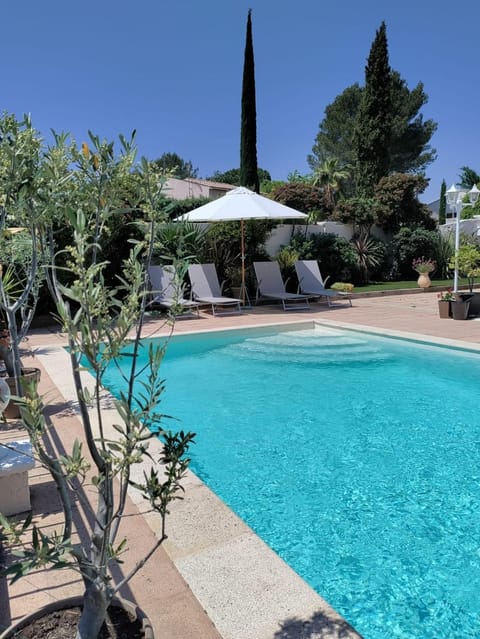Garden, Pool view, Swimming pool, sunbed