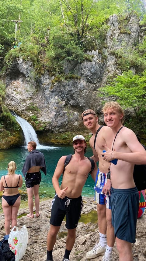 Day, People, Natural landscape, Mountain view, group of guests