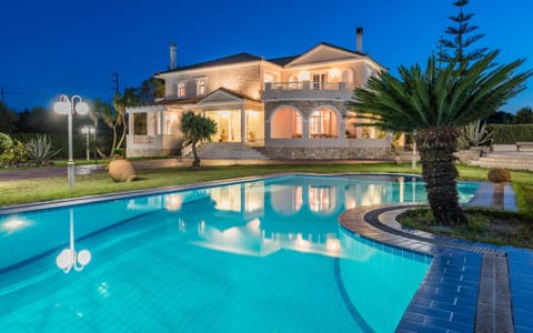Property building, Night, Garden view, Pool view