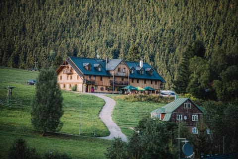 Property building, Natural landscape, Mountain view