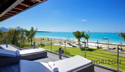 Day, Garden, View (from property/room), Balcony/Terrace, Beach, Sea view