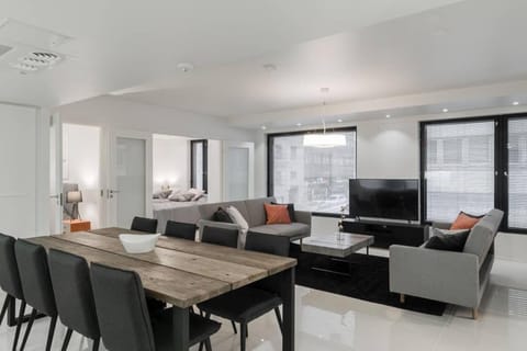 Living room, Seating area, Dining area