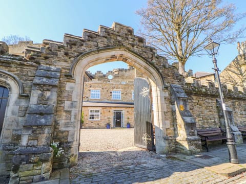 Castle keep at Stanhope Castle House in England