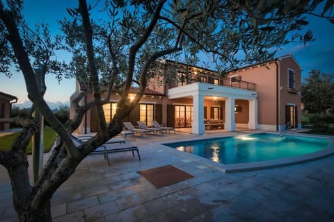 Property building, Swimming pool, Swimming pool, Sunset
