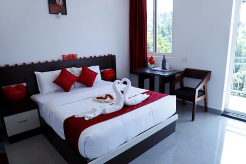 Bedroom, towels