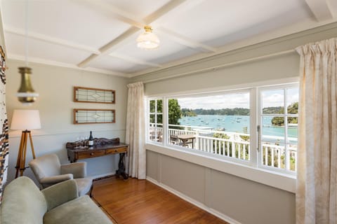 Living room, Seating area, Sea view