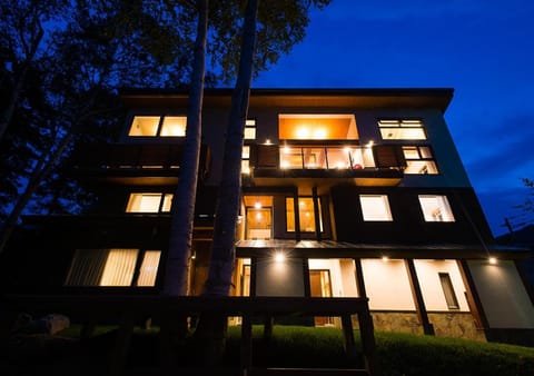 Property building, Facade/entrance, Sunset