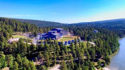 Property building, Natural landscape, Lake view, Mountain view