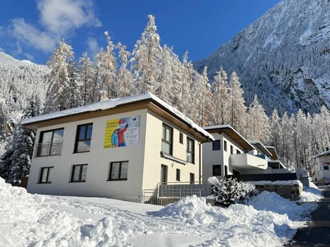 Property building, Winter, Mountain view