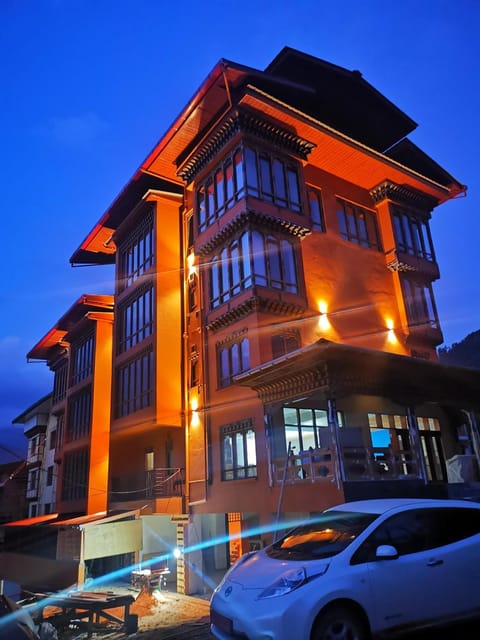 Property building, Sunset