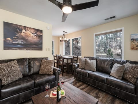 Natural landscape, Living room, Seating area, Dining area