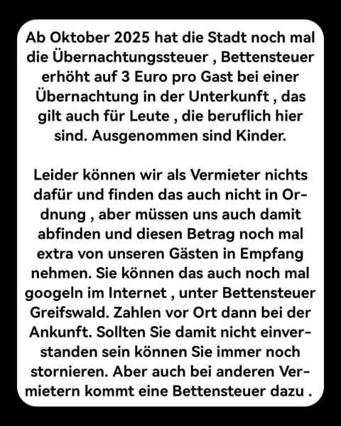 Zimmervermietung Koltermann Apartment in Greifswald