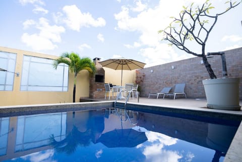 Patio, Day, Pool view, Swimming pool, Swimming pool, sunbed