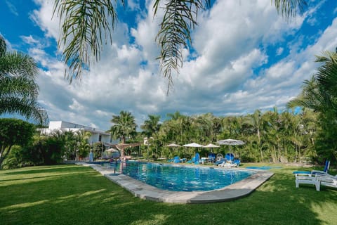 Patio, Garden, Swimming pool