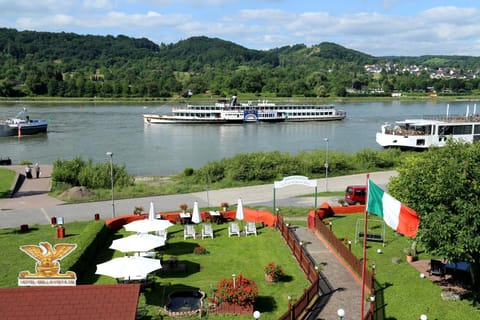 Garden view, River view