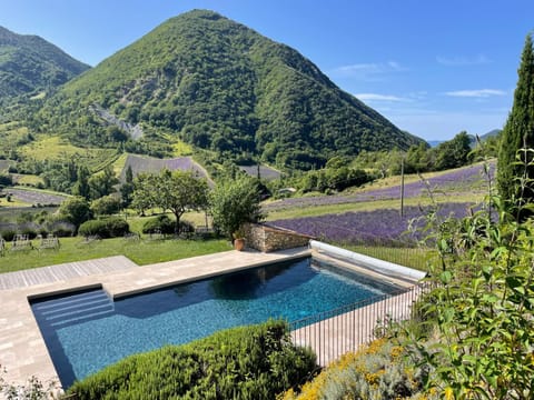 Natural landscape, Mountain view, Swimming pool