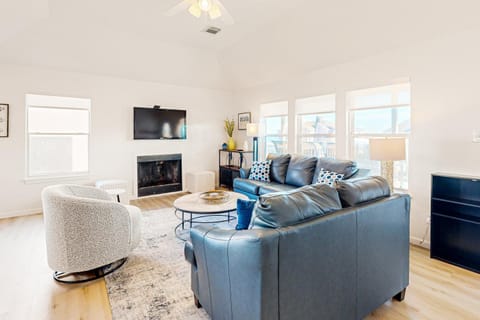 Lounging by the Sea House in Hitchcock