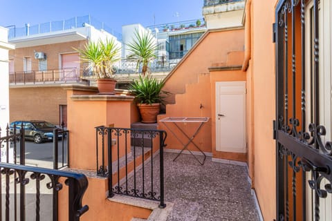 Property building, Patio, Day, View (from property/room), Balcony/Terrace