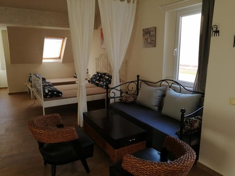 Living room, Seating area, Bedroom