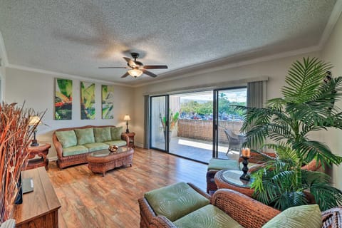 Downtown Air Conditioned Condo Walk to Beaches Apartment in Holualoa