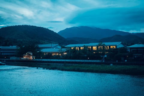 Property building, Natural landscape, Mountain view, River view