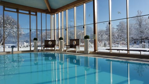 Winter, Spa and wellness centre/facilities, Mountain view, Swimming pool