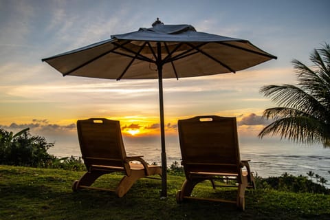 Natural landscape, Sea view, Sunrise, sunbed