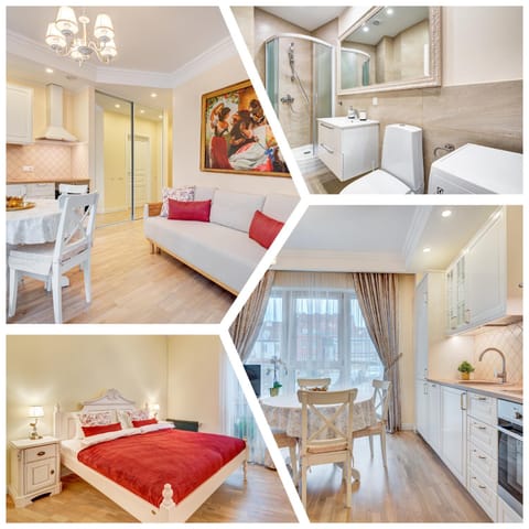 Bed, Kitchen or kitchenette, Living room, Photo of the whole room, Seating area, Bedroom