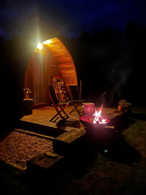 Stoneymollan over Loch Lomond Nature lodge in Scotland