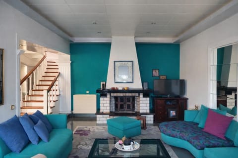 Niko's Blue Villa in Kavvadades House in Corfu, Greece