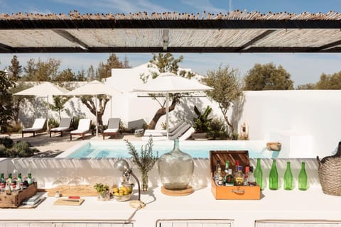 Natural landscape, View (from property/room), Balcony/Terrace, Lounge or bar, Pool view, Swimming pool, Drinks, Alcoholic drinks, sunbed