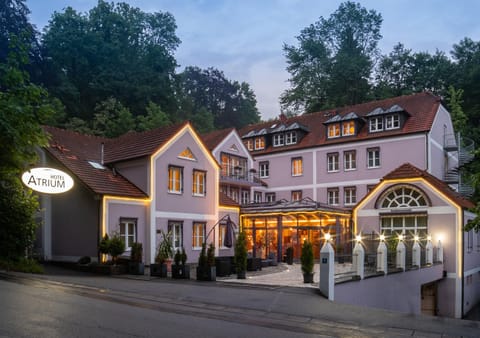 Property building, Facade/entrance, Spring, Off site, Sunset