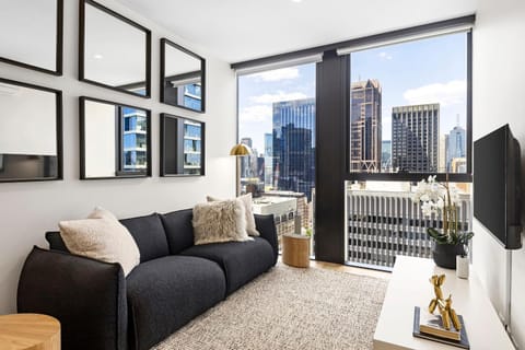Living room, City view