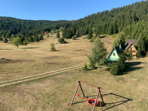 Spring, Children play ground, Mountain view