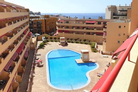 Property building, Patio, Day, Solarium, View (from property/room), Balcony/Terrace, Balcony/Terrace, Pool view, Swimming pool