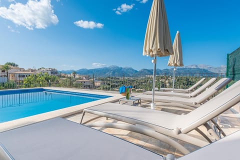 Natural landscape, View (from property/room), Pool view, Swimming pool, sunbed