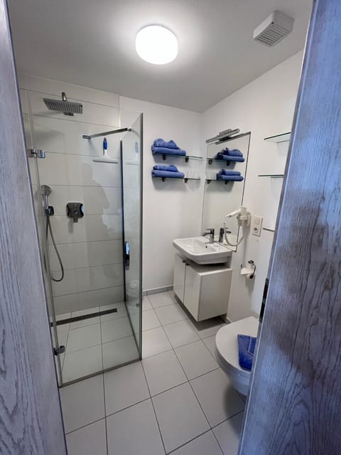 Shower, Toilet, towels