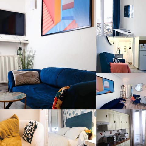 Bed, Kitchen or kitchenette, Living room, Photo of the whole room, Seating area, Bedroom