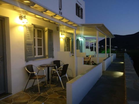 Property building, Patio, Night