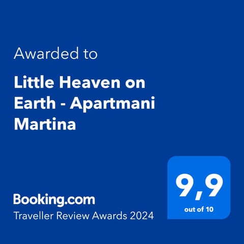 Little Heaven on Earth - Apartmani Martina Bed and Breakfast in Zadar County