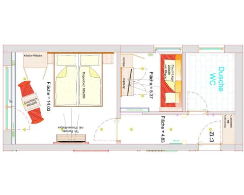 Decorative detail, Floor plan