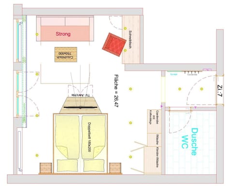Decorative detail, Floor plan