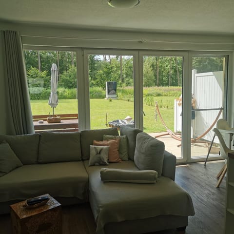 View (from property/room), Living room, Garden view, Garden view