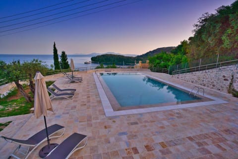 Pool view, Swimming pool, Swimming pool, Sunset