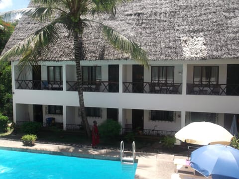 Property building, Facade/entrance, Day, Pool view, Swimming pool